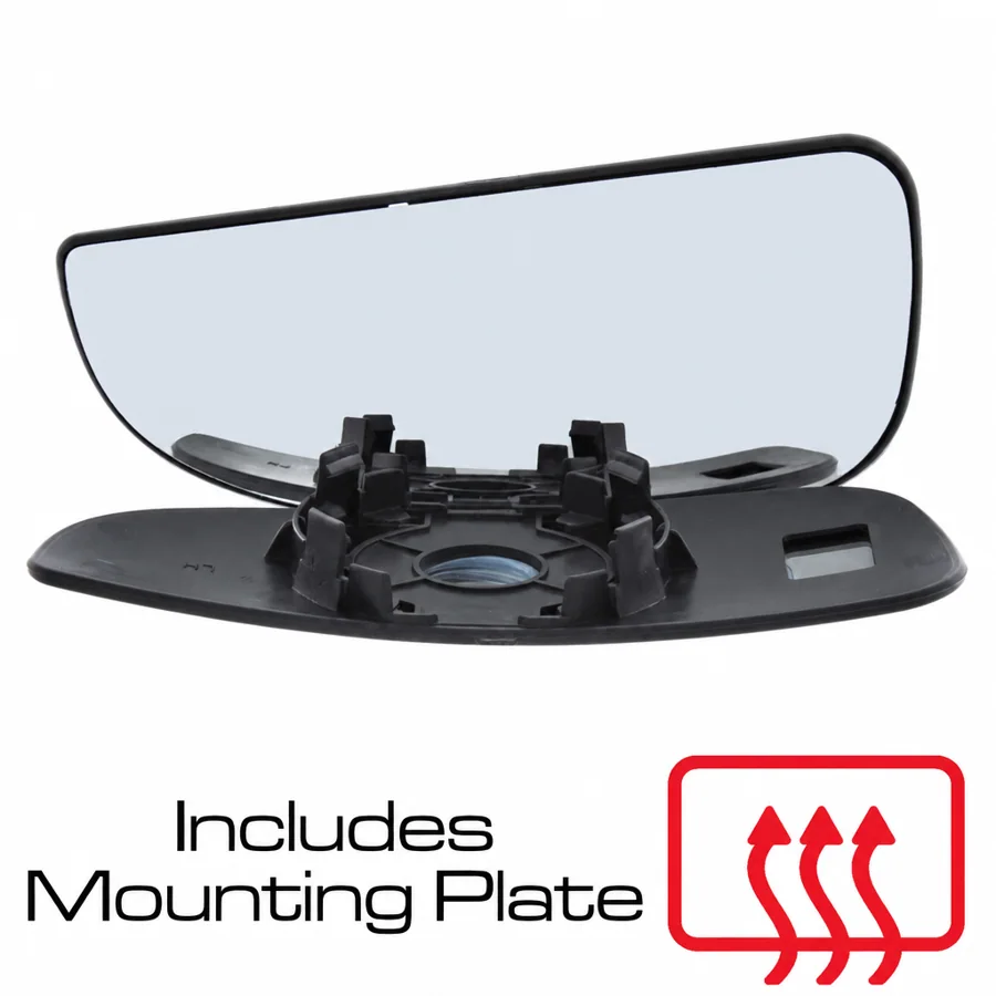 Citroen Relay Left Convex Clip-on Mirror Glass (2006 onwards)