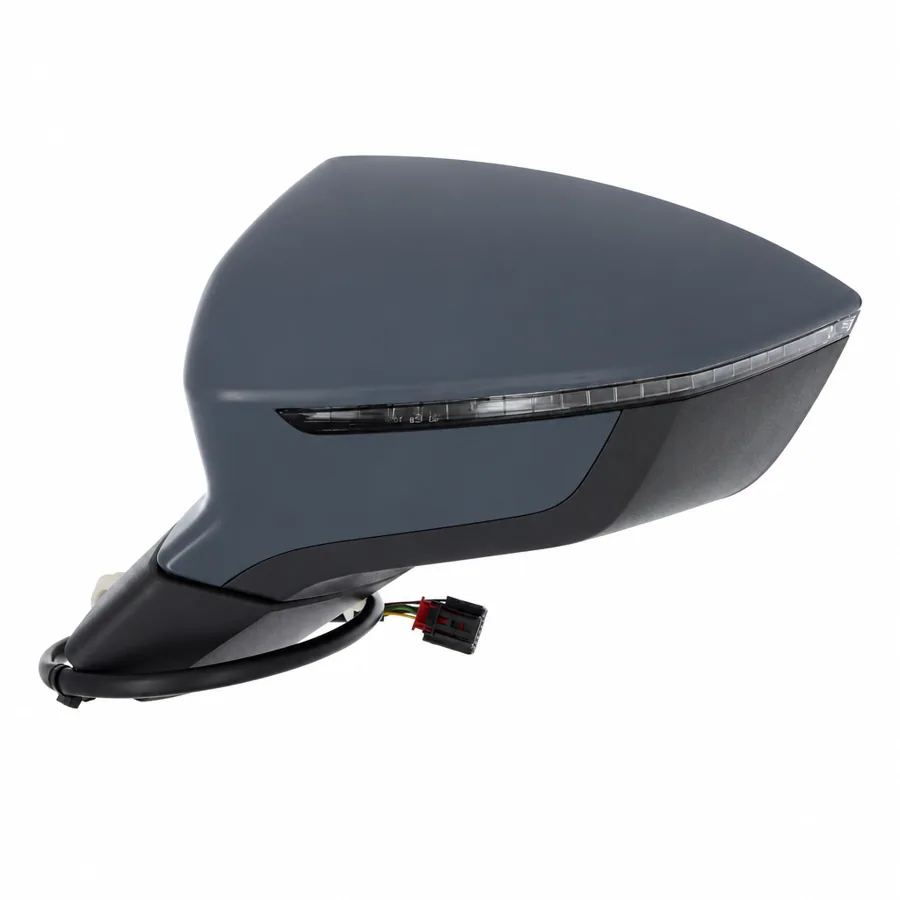 Cupra Ateca Left Heated Power Folding Complete Mirror Unit, Primed (2018–2026)