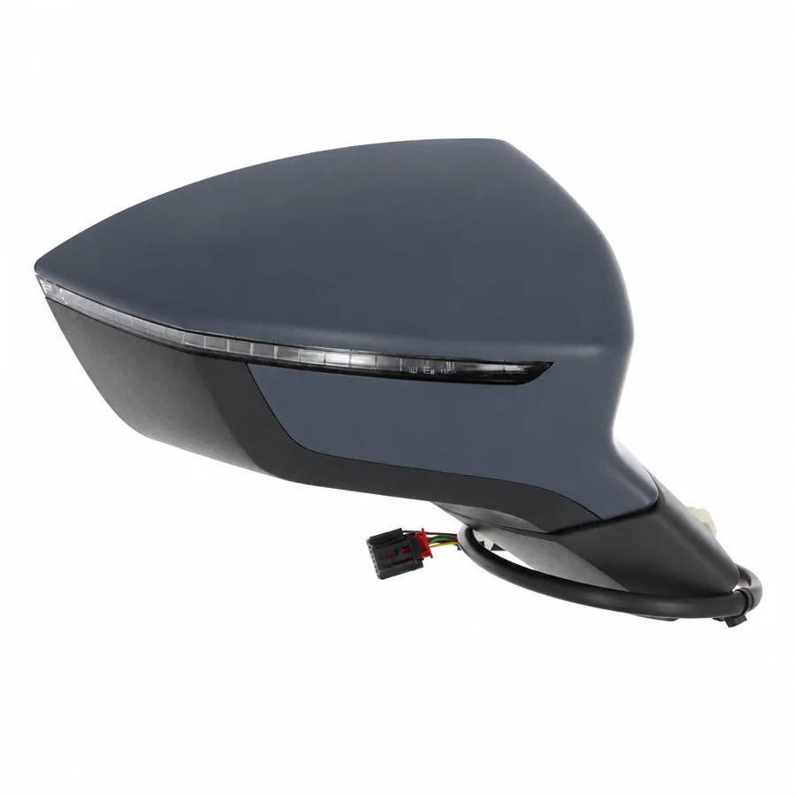 Cupra Ateca Right Heated Power Folding Complete Mirror Unit, Primed (2018–2026)