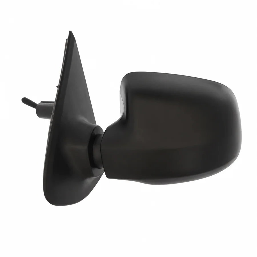 Dacia Logan Left Complete Mirror Unit, Black - Textured (2013–2021)