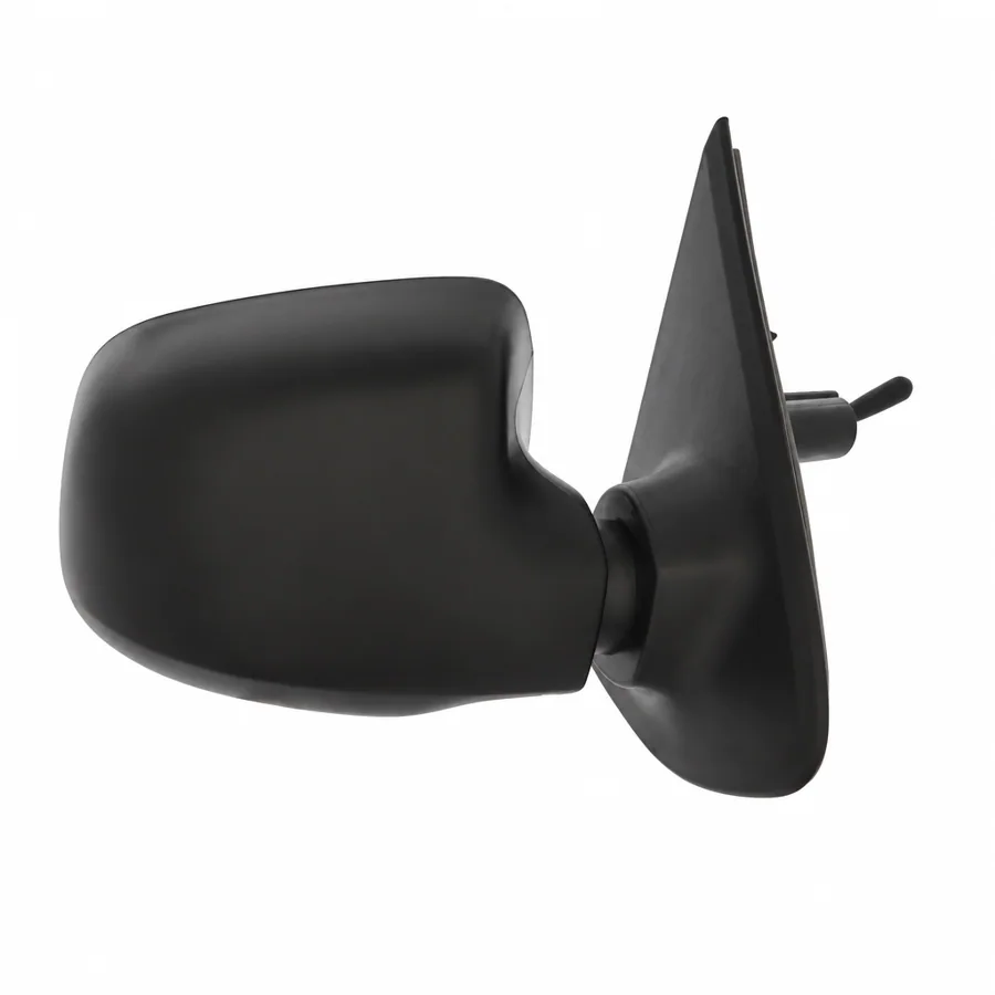 Dacia Sandero Right Complete Mirror Unit, Black - Textured (2012–2022)