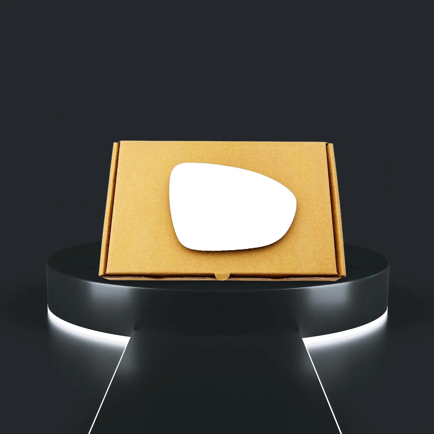 Dacia Sandero Right Convex Stick-on Mirror Glass (2021 onwards)