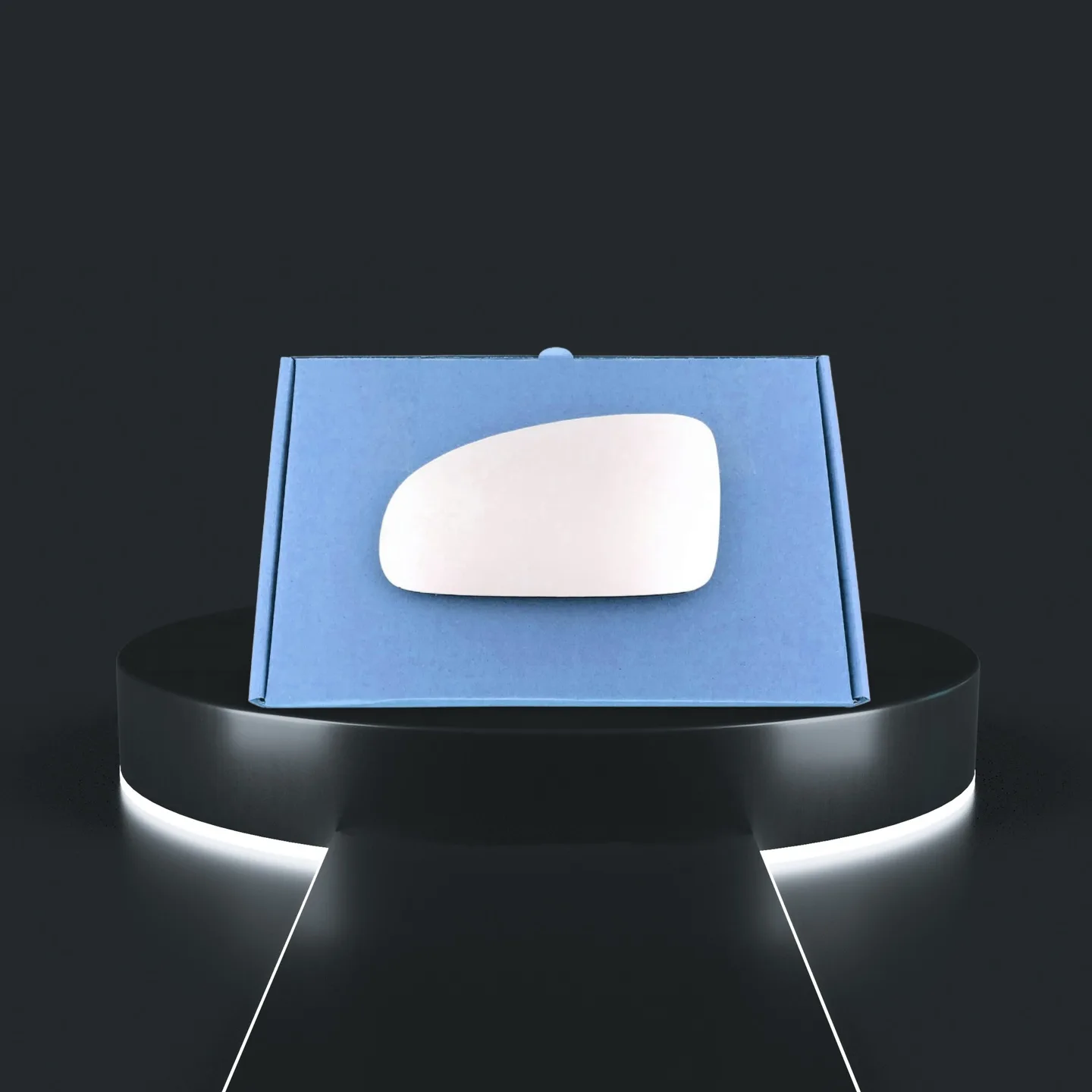 Daewoo Kalos Left Convex Stick-on Mirror Glass (2002–2005)