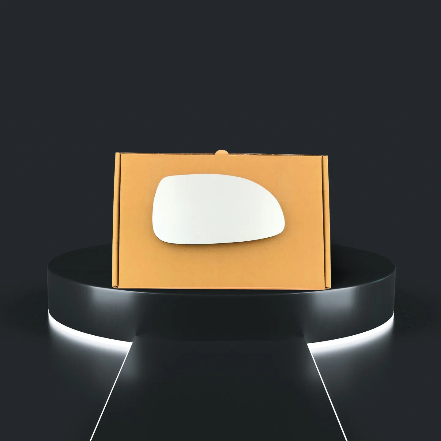 Daewoo Lacetti Right Convex Stick-on Mirror Glass (2004–2005)