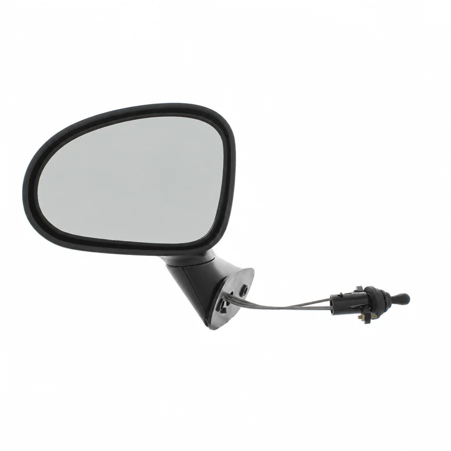 Daewoo Matiz Left Complete Mirror Unit, Black — photograph 3