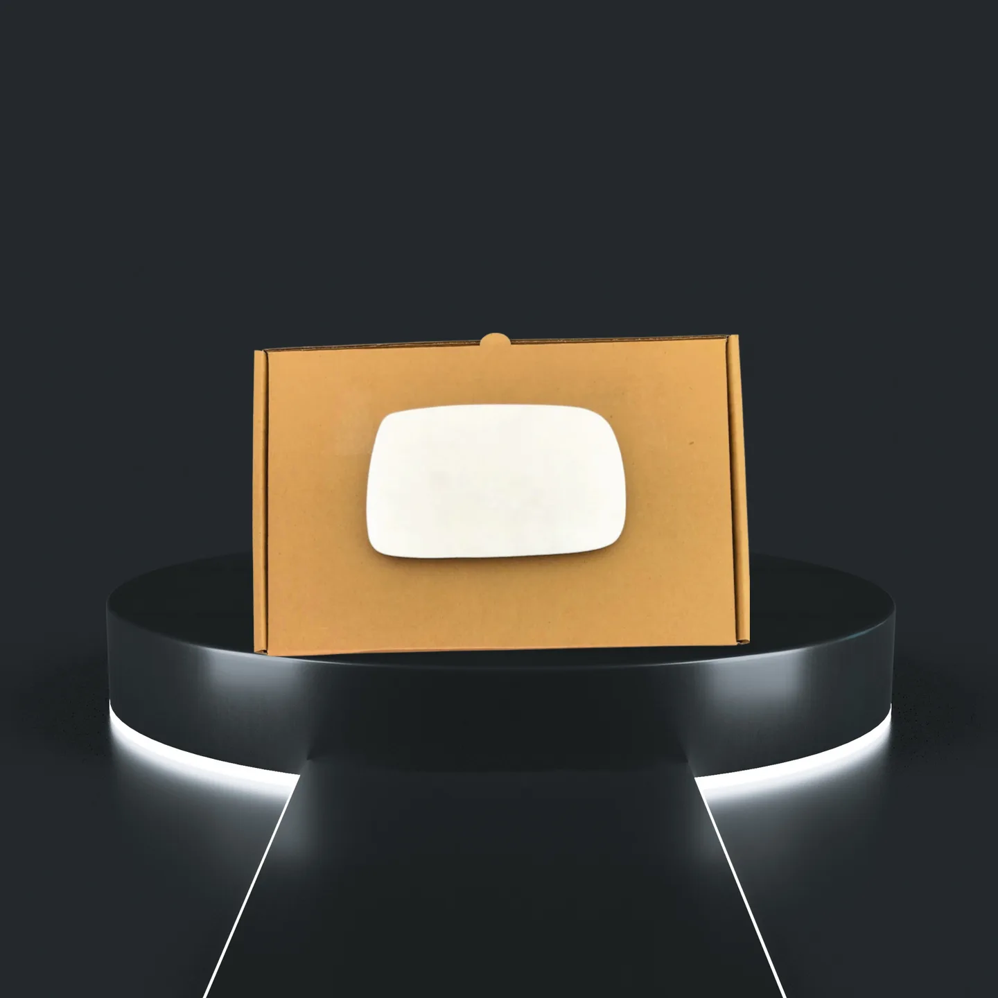Daihatsu YRV Right Convex Stick-on Mirror Glass (2000–2005)