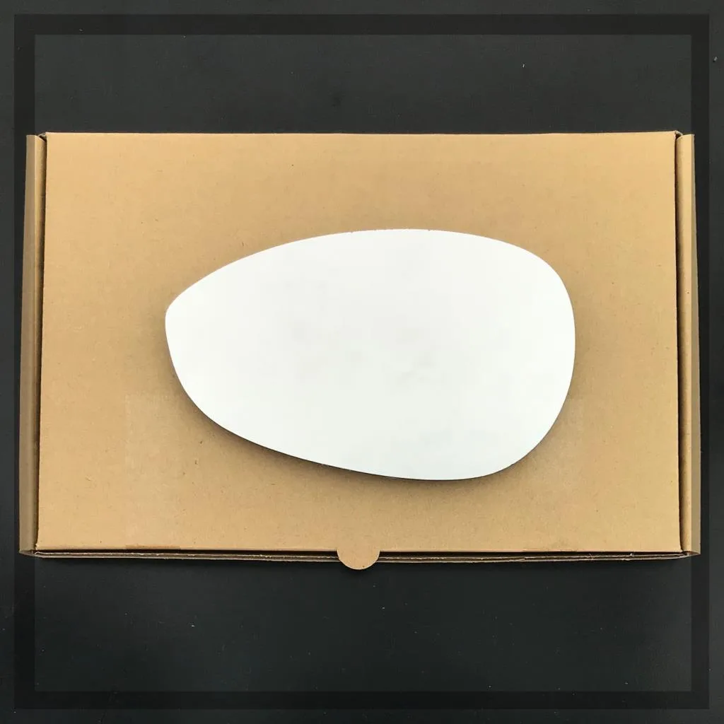 Fiat 500 Left Convex Stick-on Mirror Glass (2007–2018)