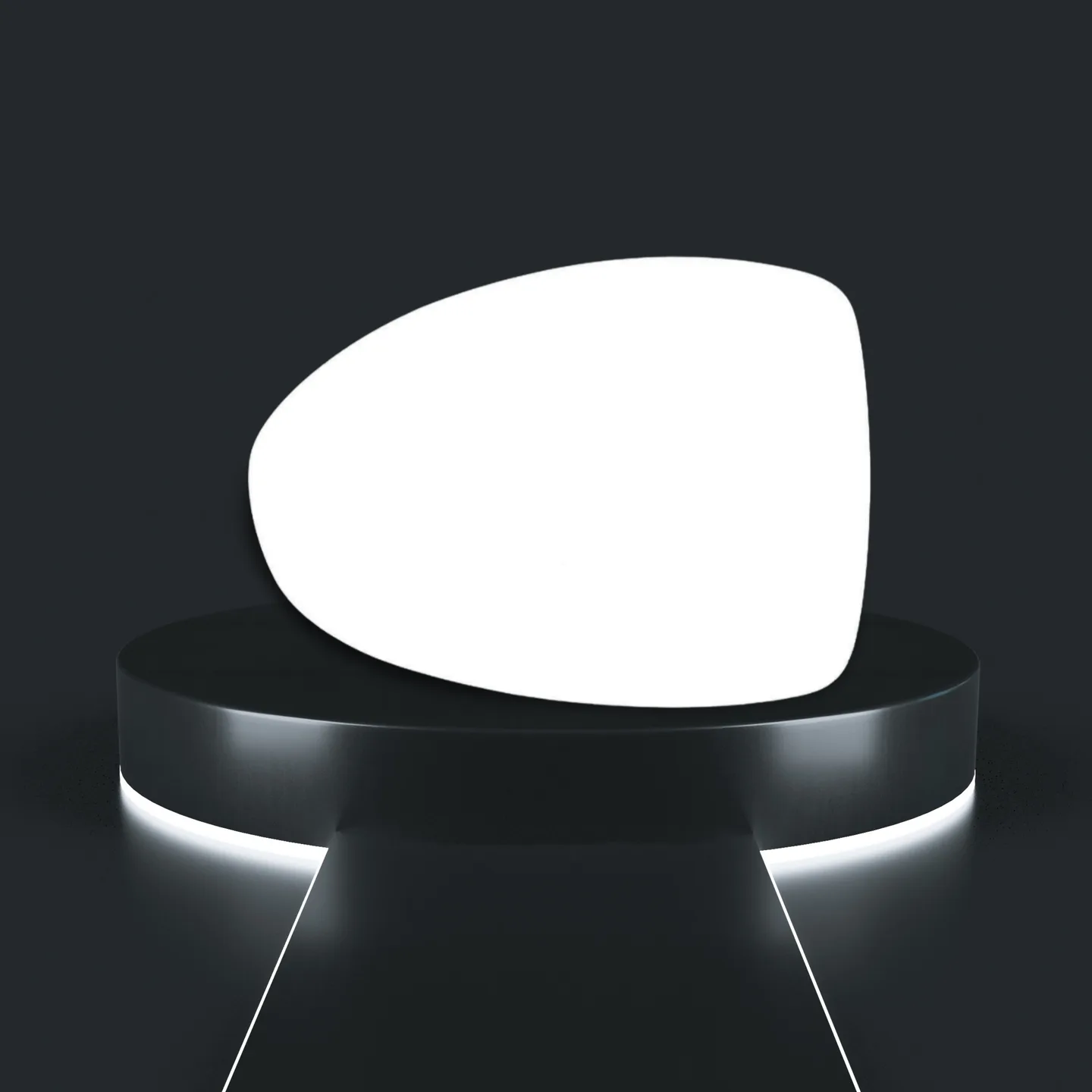 Fiat 500e Right Convex Stick-on Mirror Glass (2007–2018)
