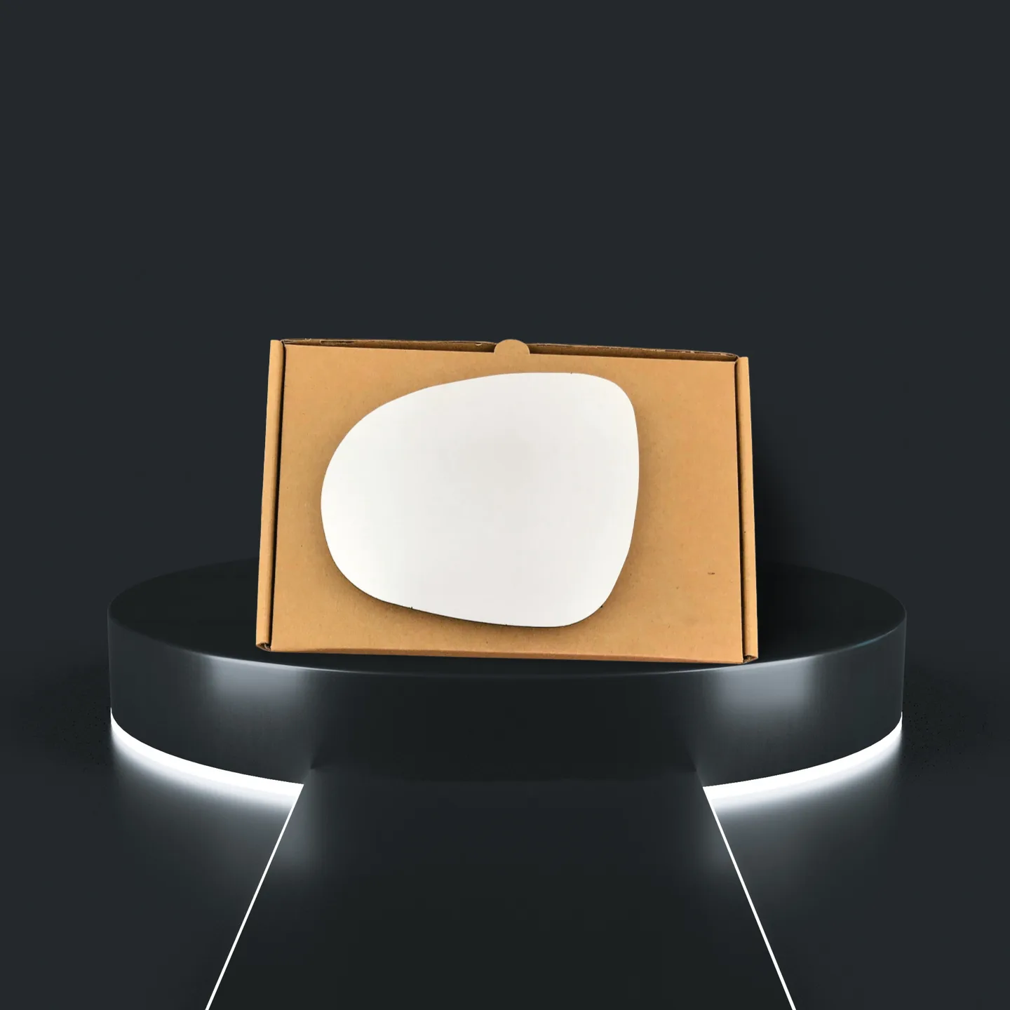 Fiat 500X Right Convex Stick-on Mirror Glass (2015–2022)