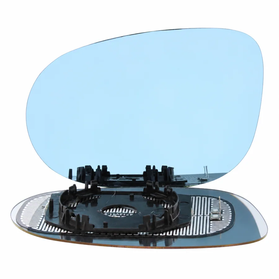Fiat Croma Left Heated Convex Clip-on Mirror Glass (2005–2007)