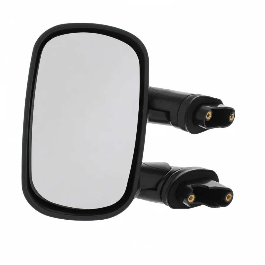 Fiat Doblo Left Complete Mirror Unit, Black (2001–2010) — photograph 3