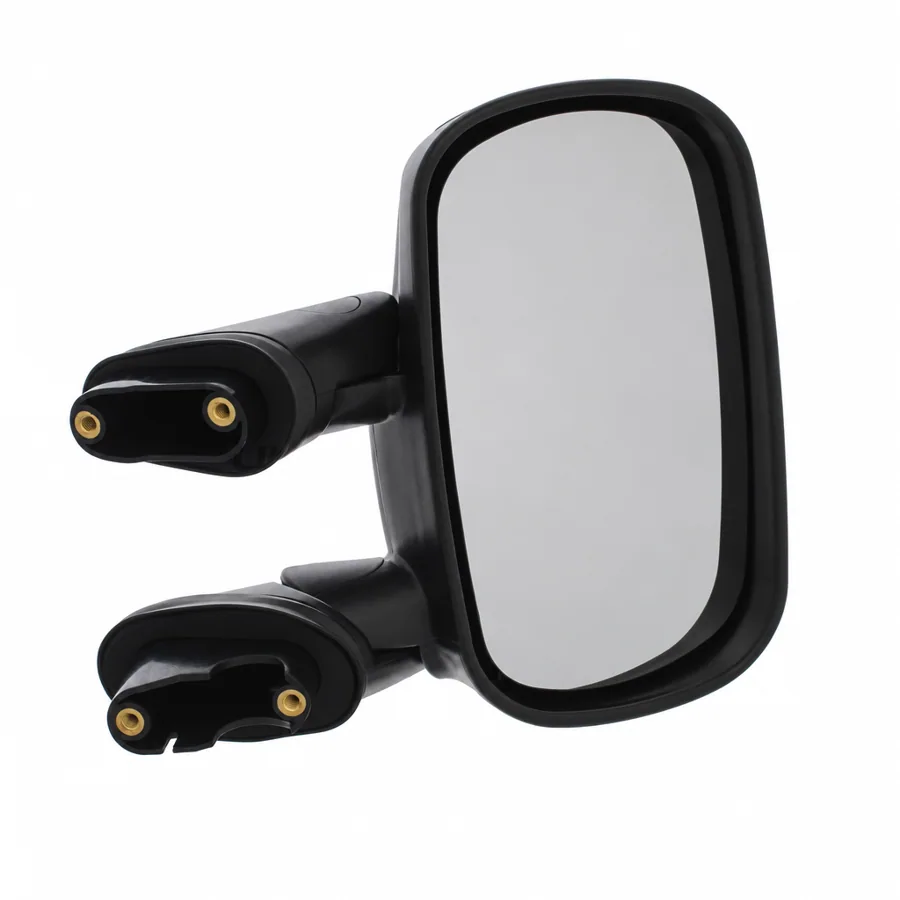 Fiat Doblo Right Complete Mirror Unit, Black (2001–2010) — photograph 3