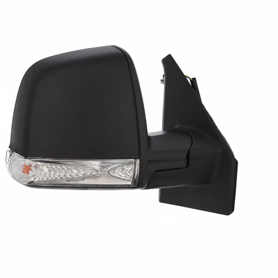 Fiat Doblo Right Complete Mirror Unit, Black - Textured (2010–2015) — photograph 2