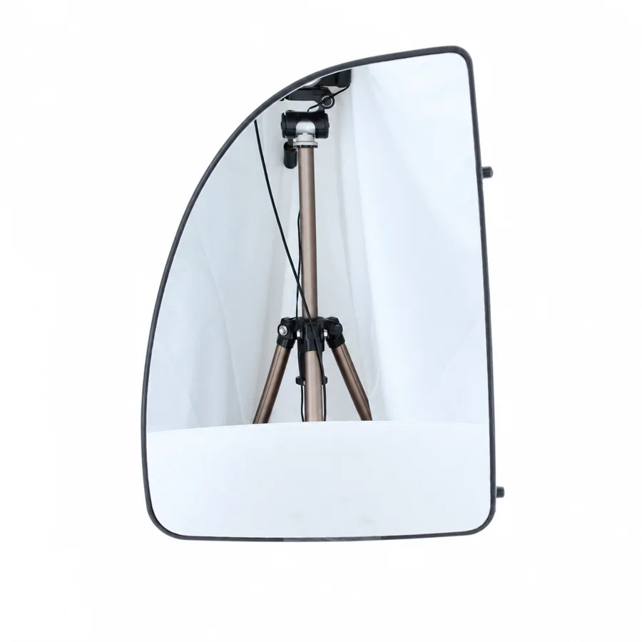 Fiat Ducato Left Convex Clip-on Mirror Glass (1998–2008) — Upper Glass — photograph 4
