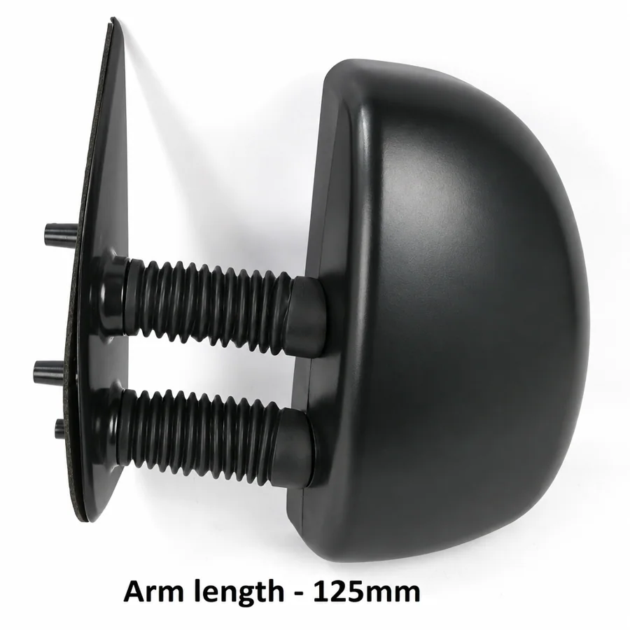Fiat Ducato Left Complete Mirror Unit, Black (1998–2007)
