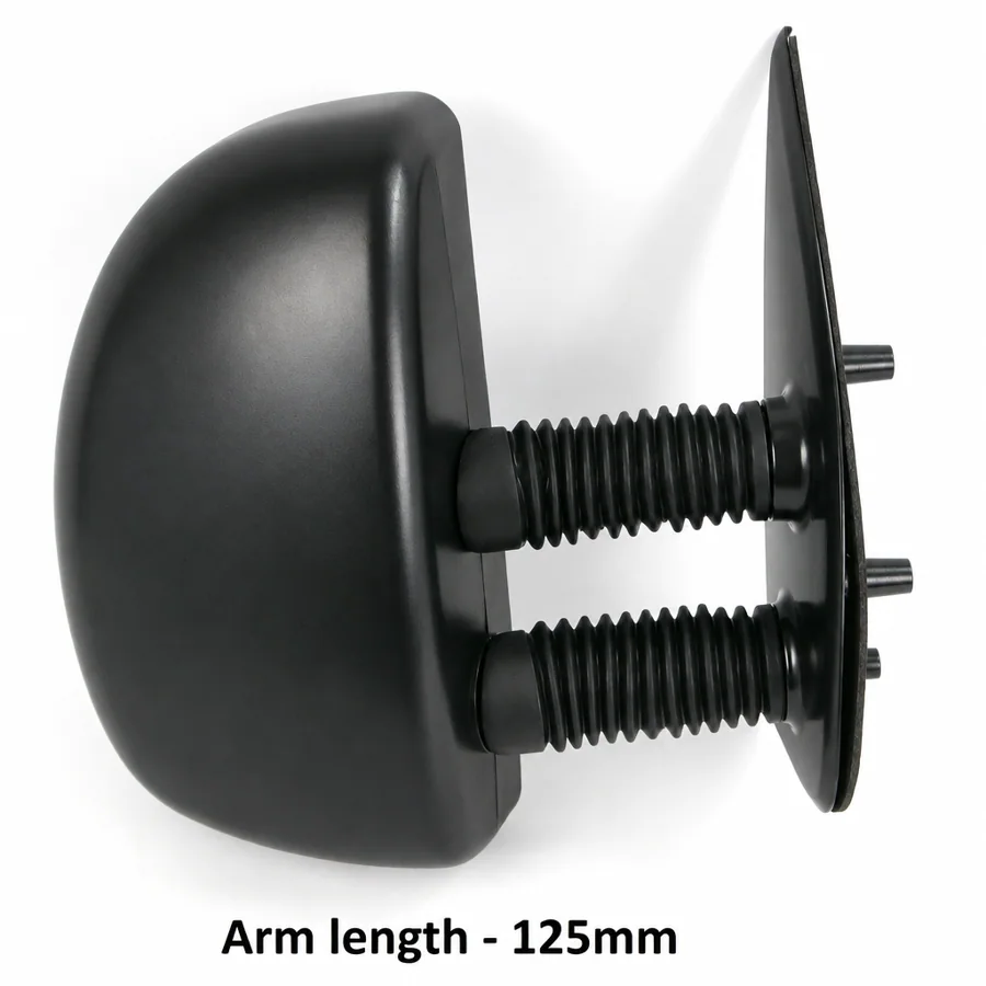 Fiat Ducato Right Complete Mirror Unit, Black (1998–2007)