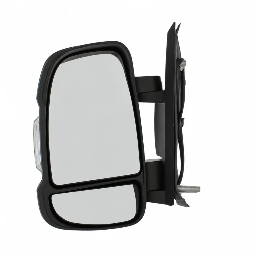 Fiat E-Ducato Left Heated Electric Complete Mirror Unit, Black (2021–2024) — photograph 2