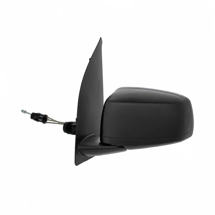 Fiat Panda Left Complete Mirror Unit, Black - Textured (2003–2012) — photograph 2