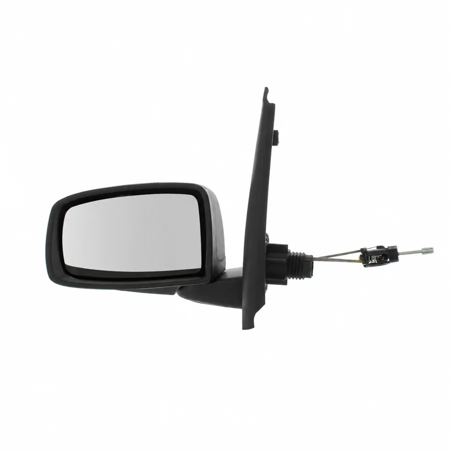 Fiat Panda Left Complete Mirror Unit, Black - Textured (2003–2012) — photograph 3