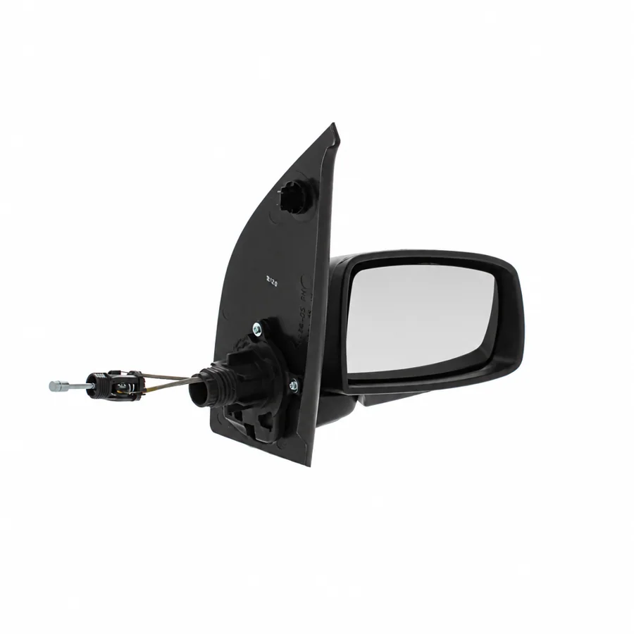 Fiat Panda Right Complete Mirror Unit, Black (2003–2012) — photograph 3