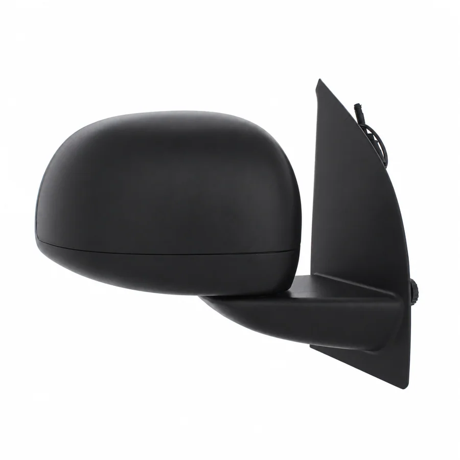 Fiat Panda Right Complete Mirror Unit, Black (2009–2012) — photograph 2