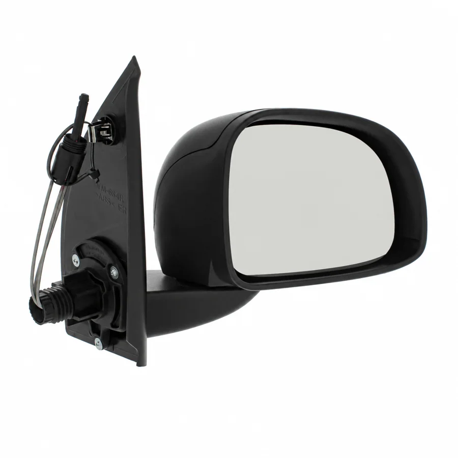 Fiat Panda Right Complete Mirror Unit, Black (2009–2012) — photograph 3