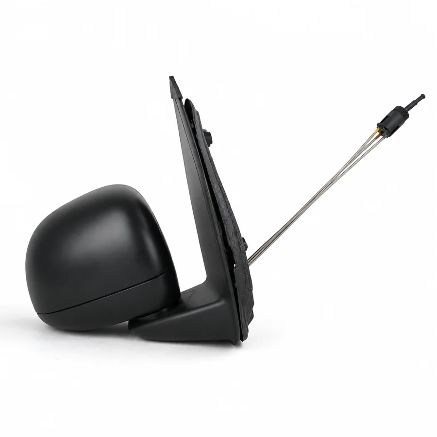 Fiat Panda Right Complete Mirror Unit, Black (2012–2025)