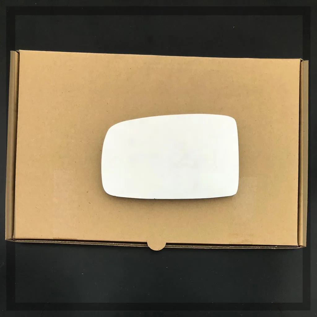 Fiat Panda Left Convex Stick-on Mirror Glass (2003–2008)