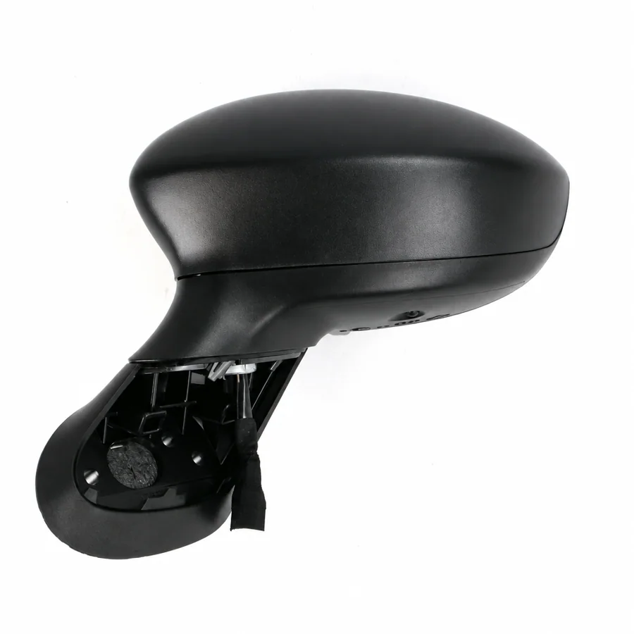 Fiat Punto Evo Left Heated Electric Complete Mirror Unit, Black (2010–2012)