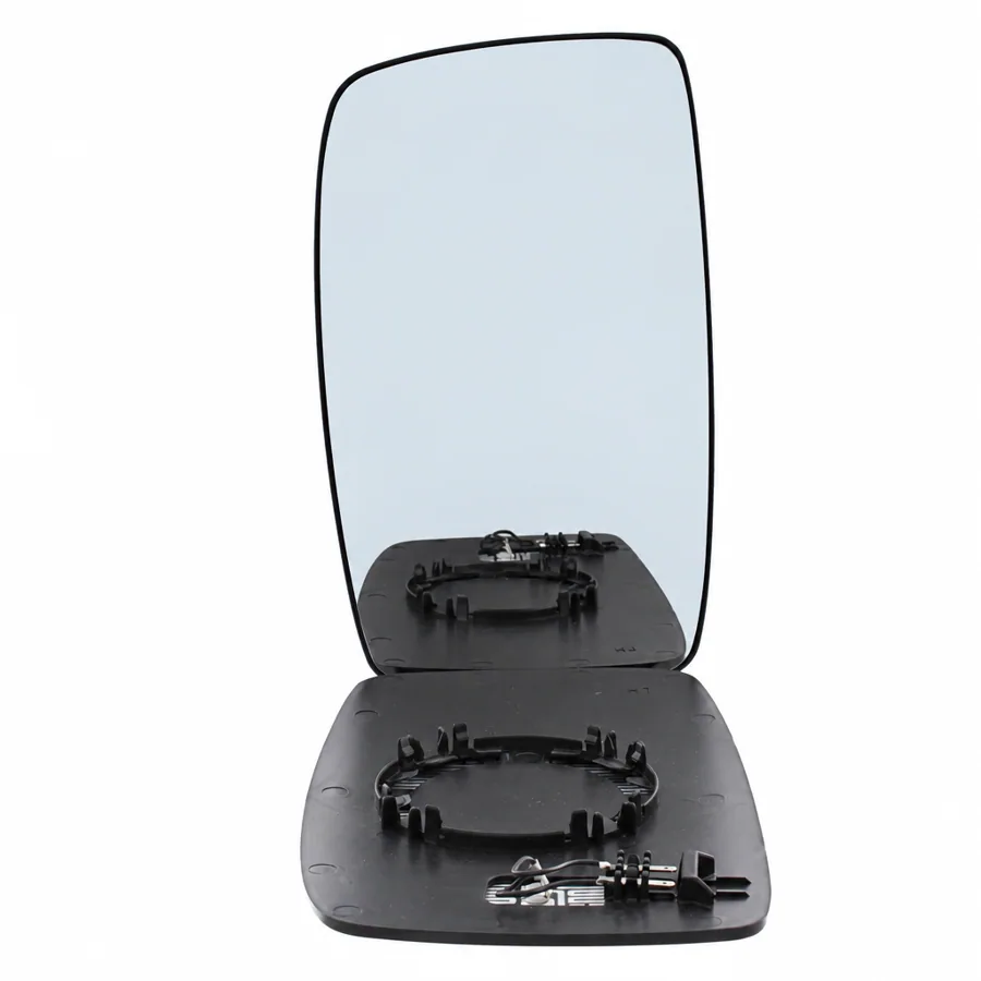 Fiat Scudo Left Heated Convex Clip-on Mirror Glass (2007–2017) — To Suit Single Glass Mirror