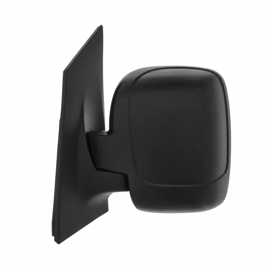 Fiat Scudo Left Complete Mirror Unit, Black (2007–2017) — Twin Glass — photograph 2