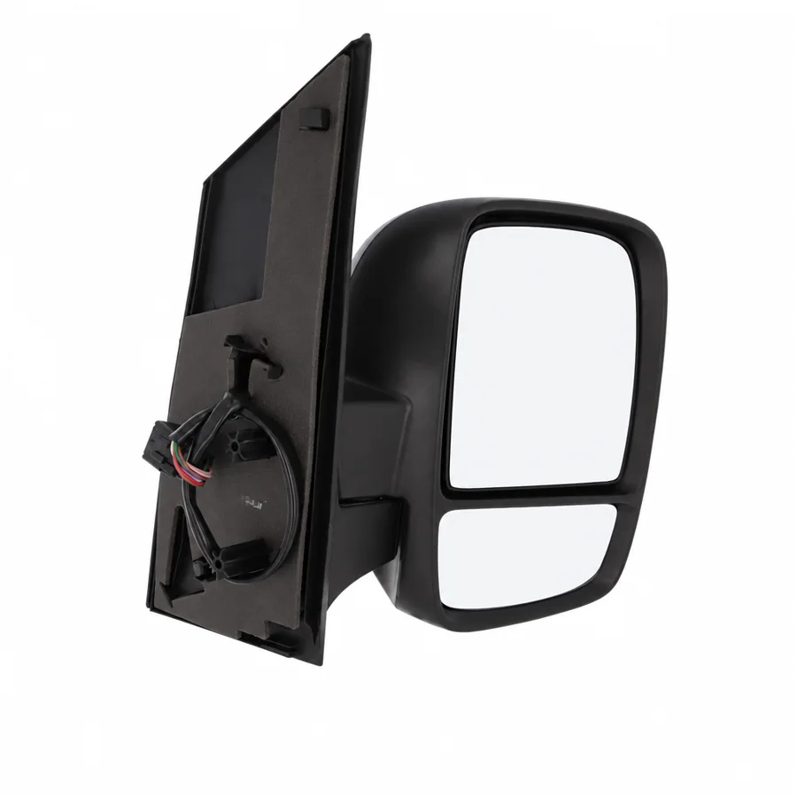 Fiat Scudo Right Heated Power Folding Complete Mirror Unit, Black - Textured (2007–2017) — photograph 2