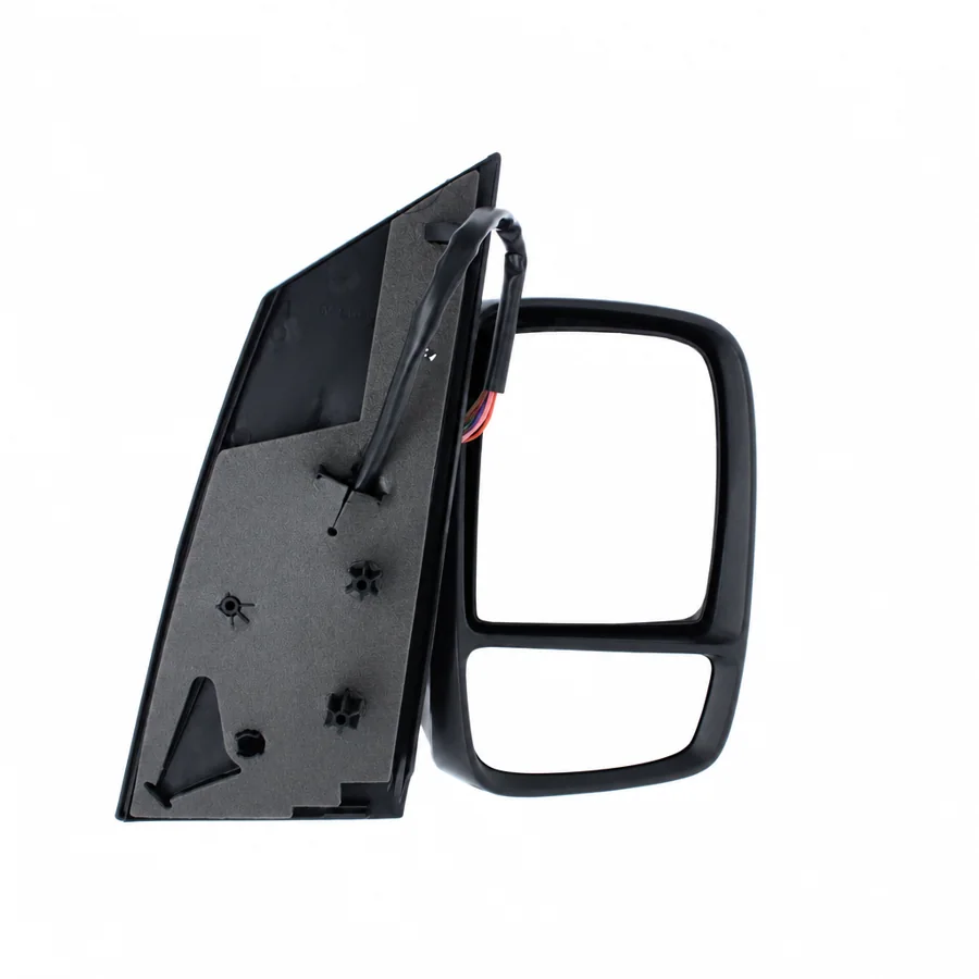 Fiat Scudo Right Heated Power Folding Complete Mirror Unit, Primed (2007–2017) — Twin Glass — photograph 2
