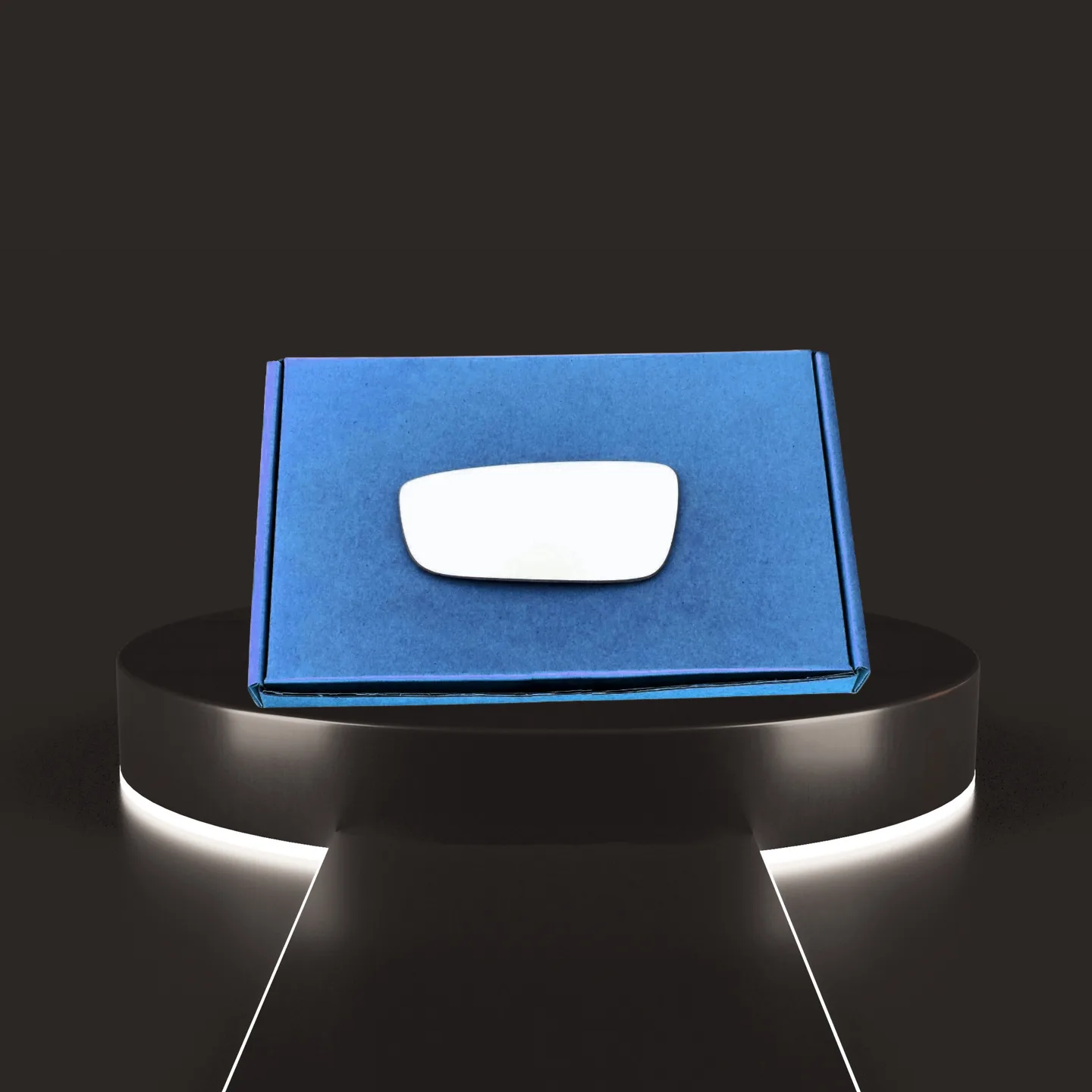 Fiat Scudo Left Stick-on Mirror Glass (2007–2018)