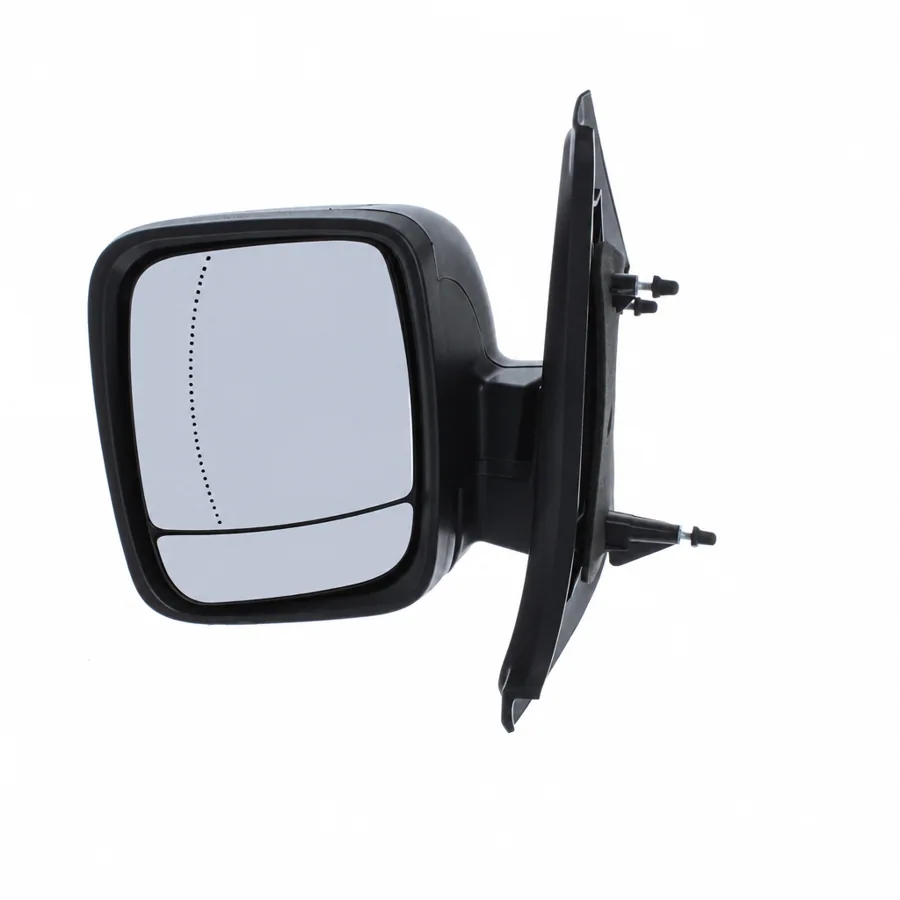 Fiat Talento Left Complete Mirror Unit, Black - Textured (2016–2022) — photograph 2