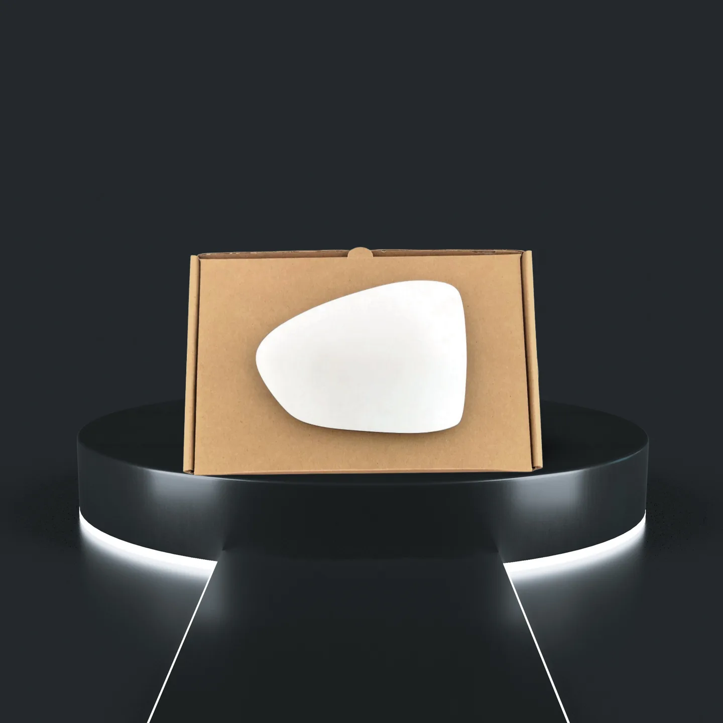 Fiat Tipo Left Convex Stick-on Mirror Glass (2015–2024)