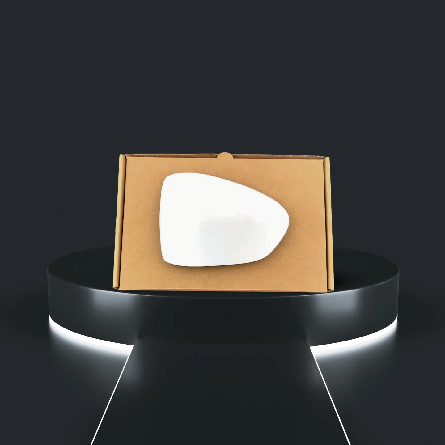 Fiat Tipo Right Convex Stick-on Mirror Glass (2015–2024)
