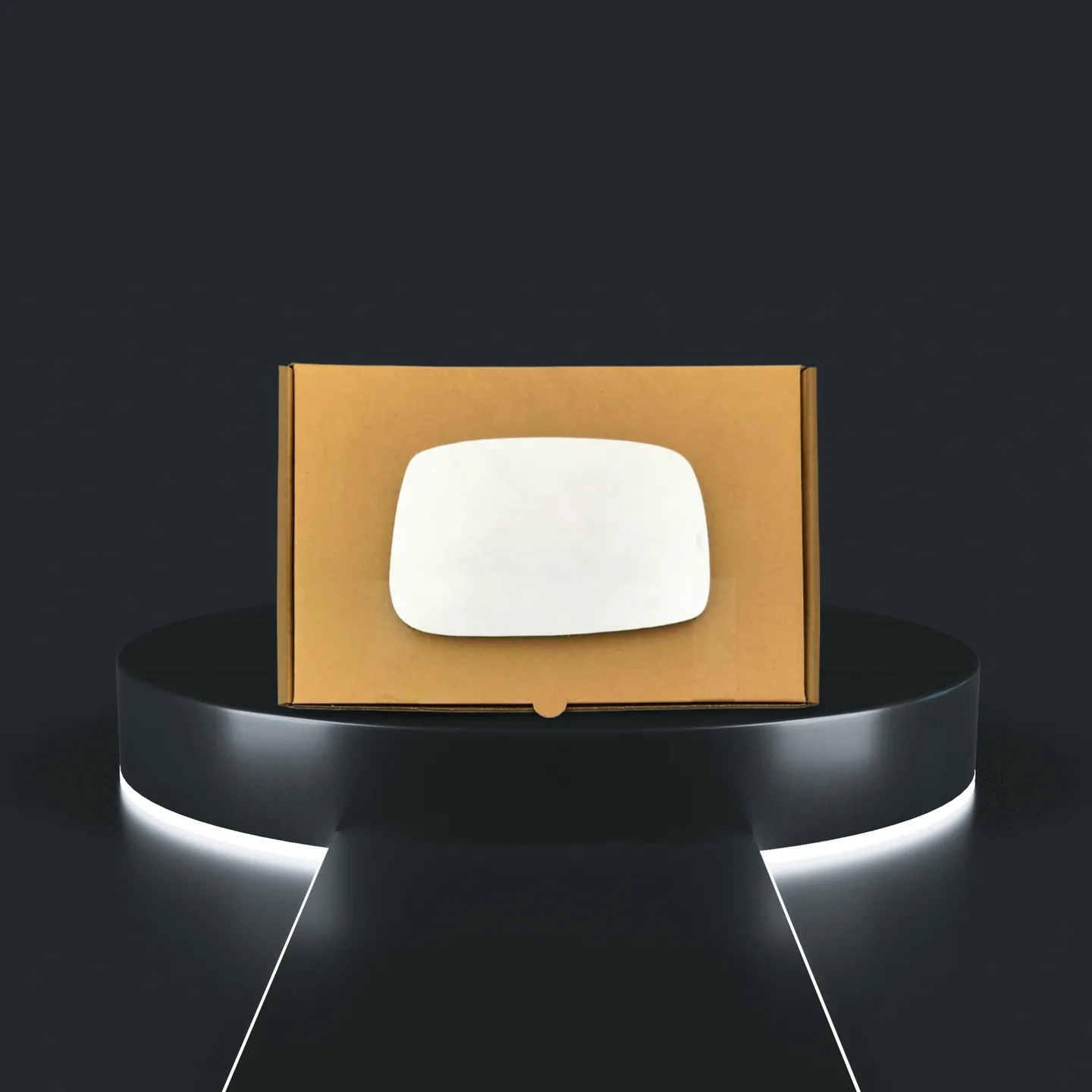 Fiat Ulysse Right Convex Stick-on Mirror Glass (2003–2010)