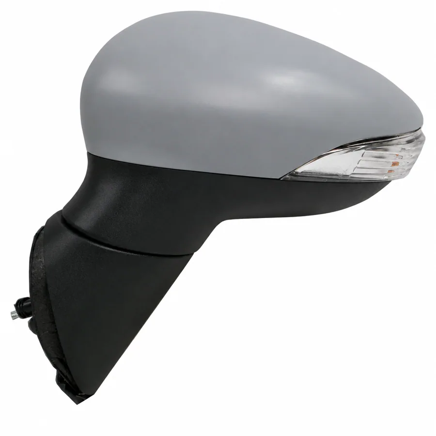 Ford B-MAX Left Heated Electric Complete Mirror Unit, Primed (2012–2018)