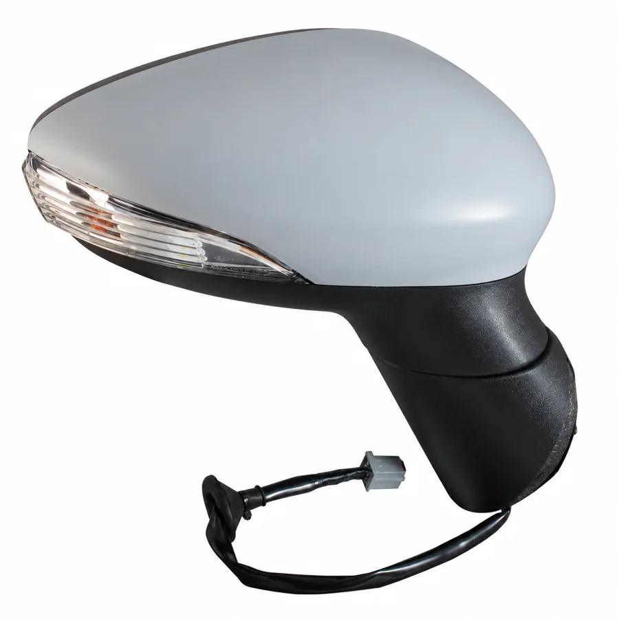 Ford B-MAX Right Heated Power Folding Complete Mirror Unit, Primed (2012–2018)