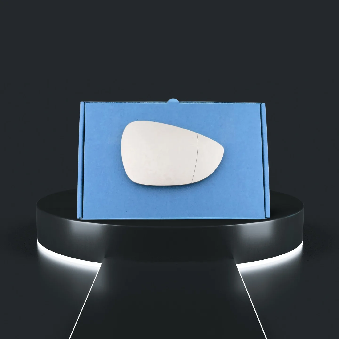 Ford B-MAX Right Wide Angle Stick-on Mirror Glass (2012–2018)