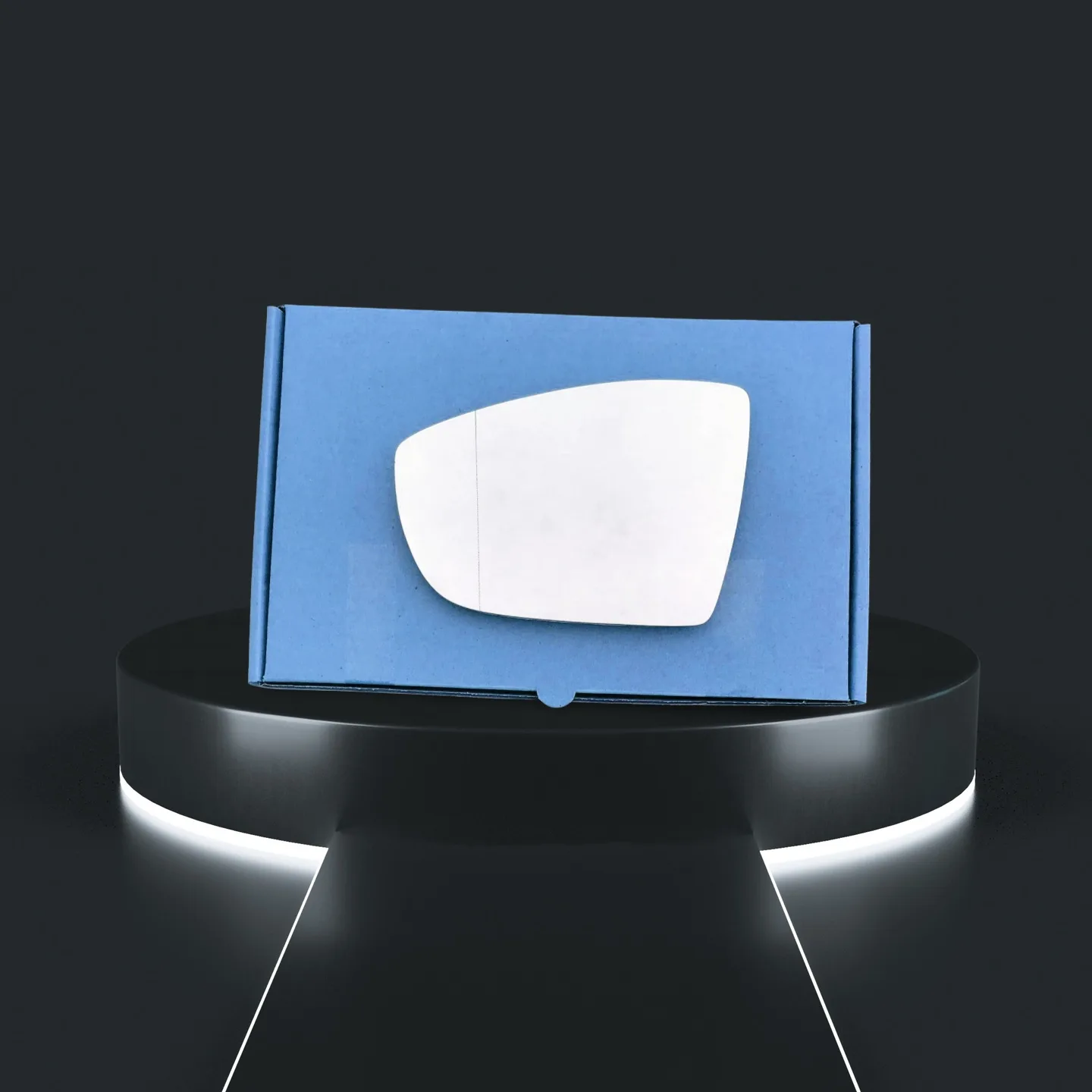 Ford C-MAX Left Wide Angle Stick-on Mirror Glass (2010–2018)