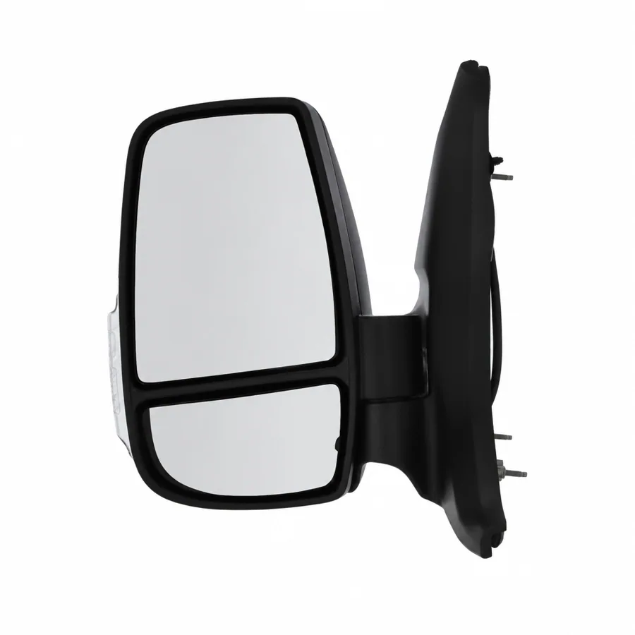Ford E-Transit Left Heated Electric Complete Mirror Unit, Black - Textured (2022 onwards) — Indicator: Yes - 5w Bulb — photograph 2