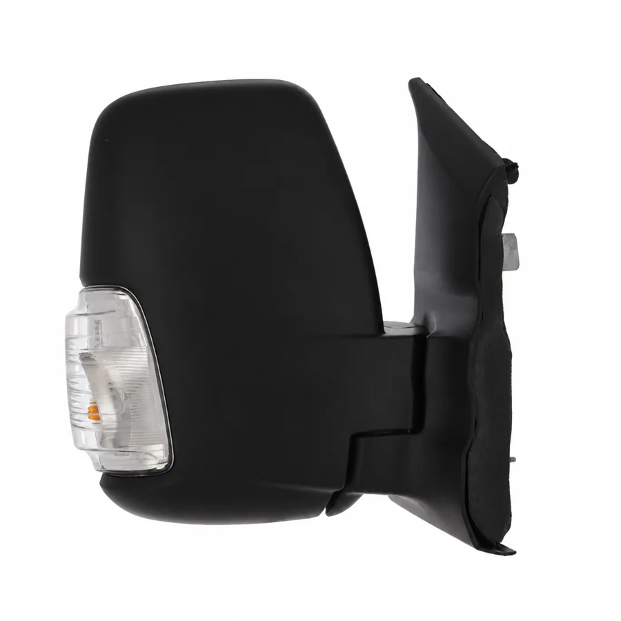 Ford E-Transit Right Heated Power Folding Complete Mirror Unit, Black - Textured (2022 onwards)