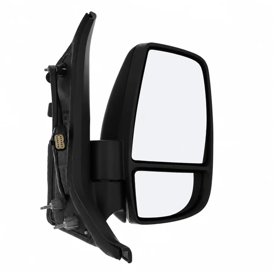 Ford E-Transit Right Heated Power Folding Complete Mirror Unit, Black - Textured (2022 onwards) — photograph 2