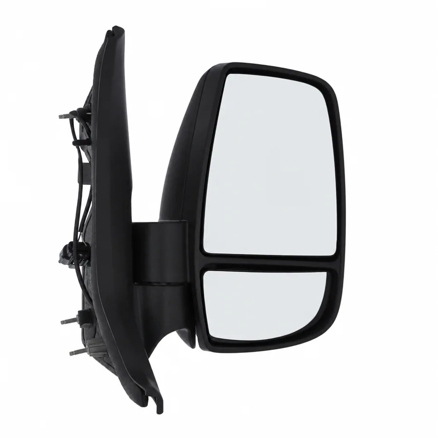 Ford E-Transit Right Complete Mirror Unit, Black - Textured (2022 onwards) — Indicator: Yes - Clear - Includes 5w Amber Bulb — photograph 2
