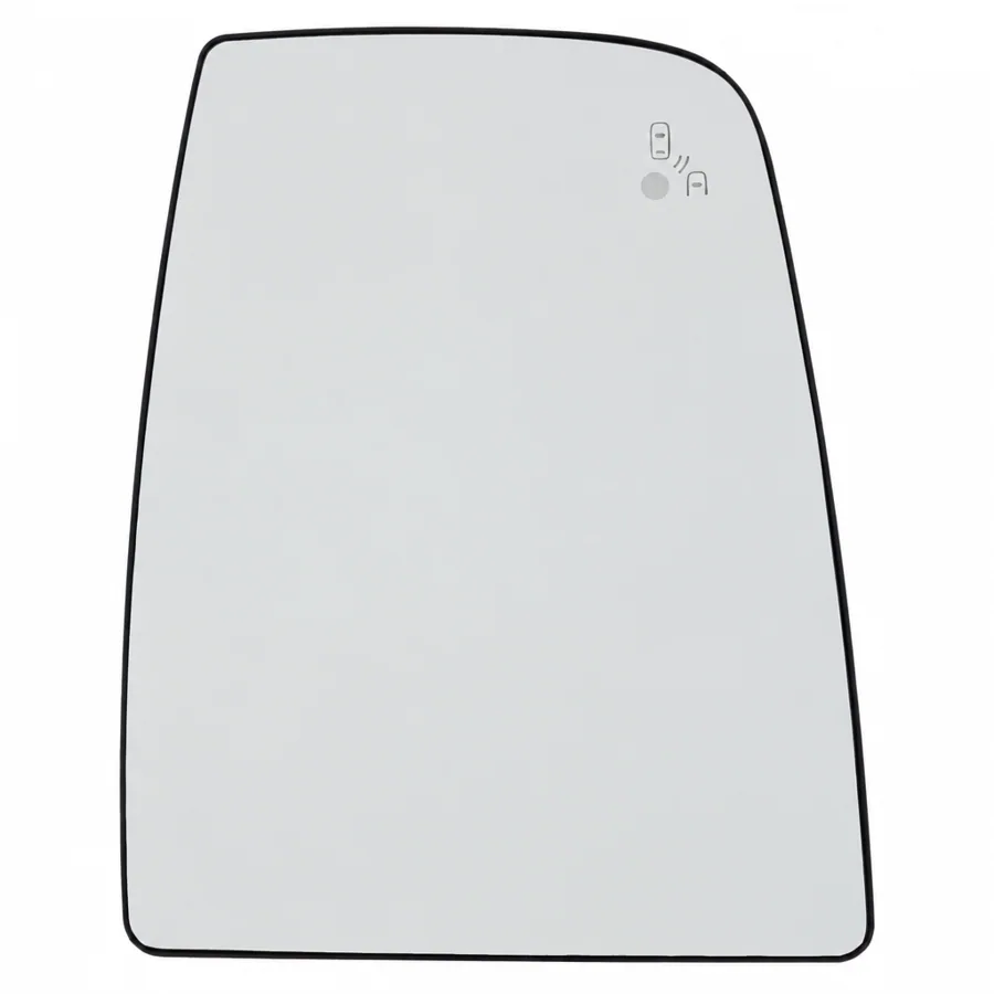 Ford E-Transit Right Heated Convex Mirror Glass (2022 onwards) — Upper Glass - Includes Blind Spot Indicator — photograph 2