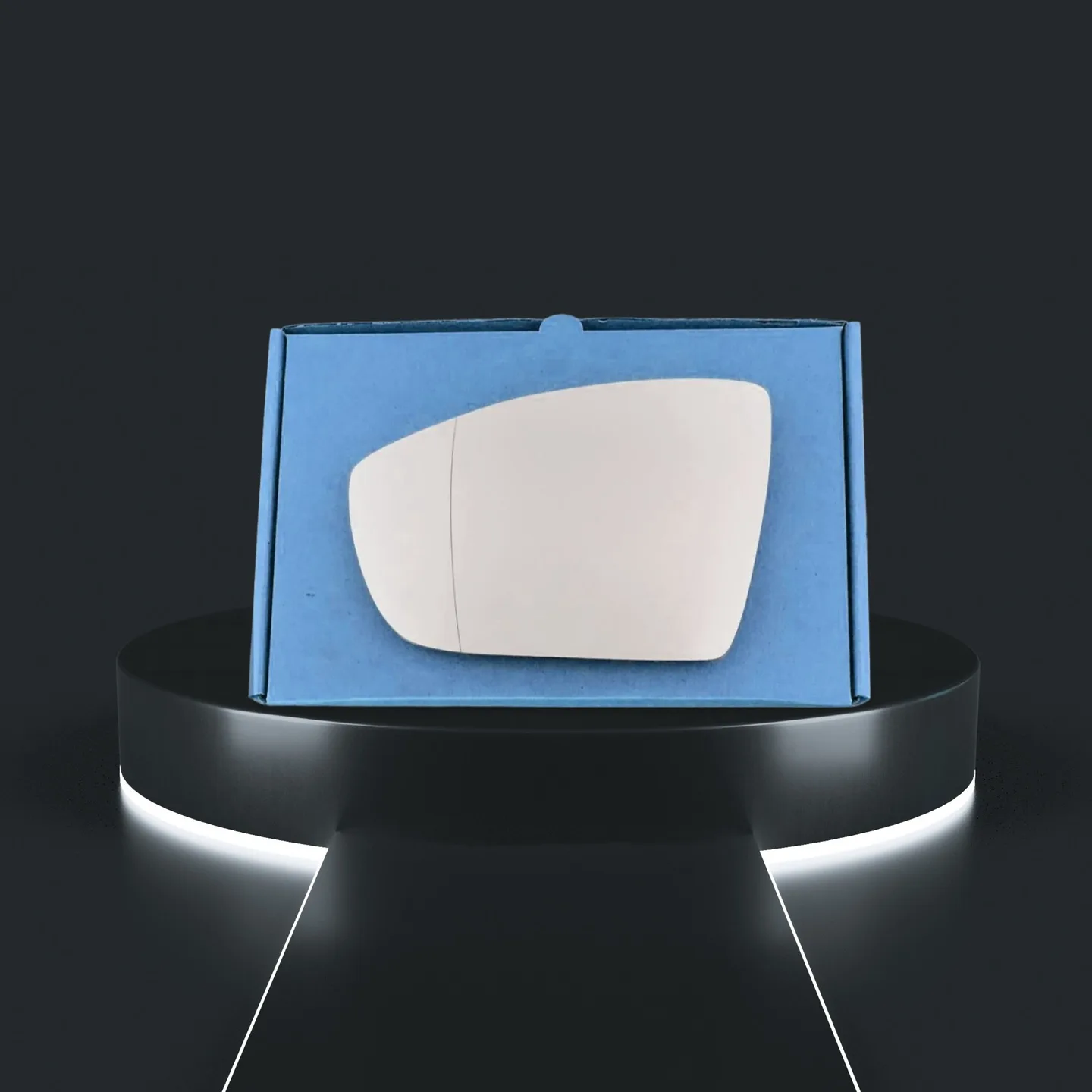 Ford EcoSport Left Wide Angle Stick-on Mirror Glass (2013–2024)