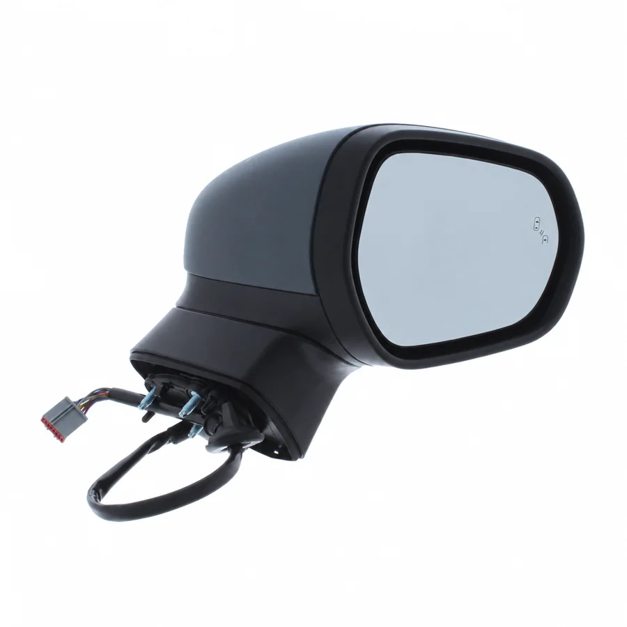 Ford Fiesta Active Right Heated Power Folding Complete Mirror Unit, Primed (2018–2024) — With puddle light — photograph 2