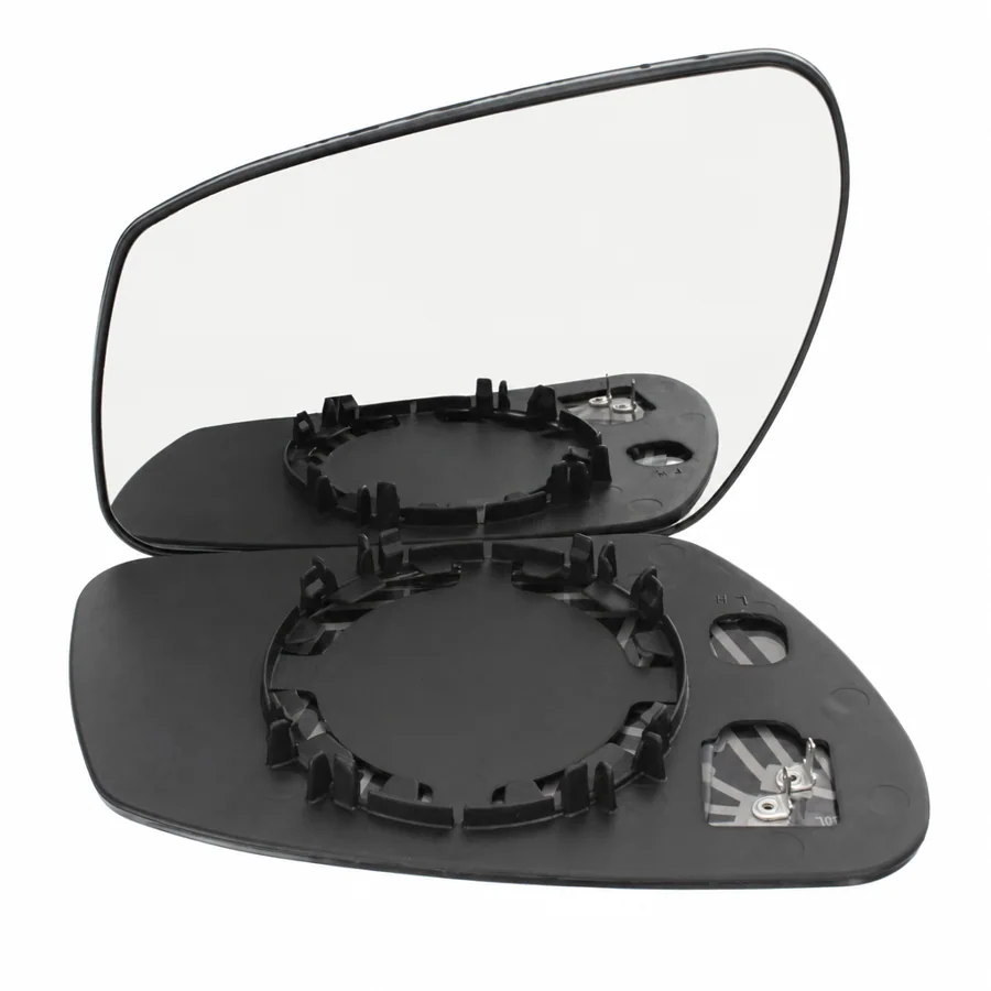 Ford Fiesta Left Heated Convex Clip-on Mirror Glass (2004–2009)